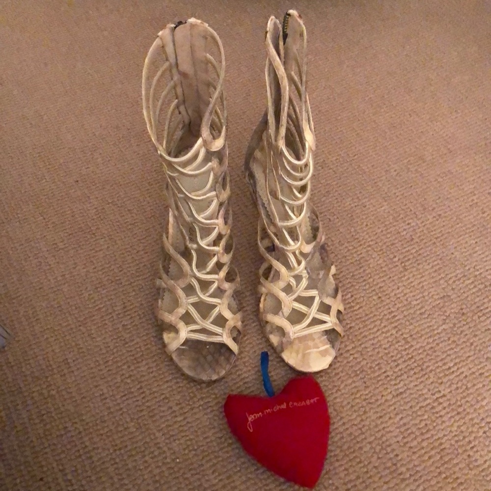 Lizard Jean-Michel Cazabat High Heel Shoes 7